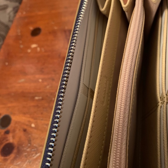 Coach Polka-dot Zip-Around Wallet - Picture 4 of 4